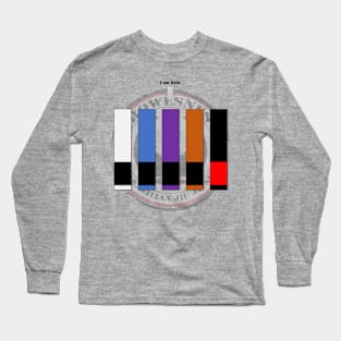 Purple Belt (I am here) Long Sleeve T-Shirt